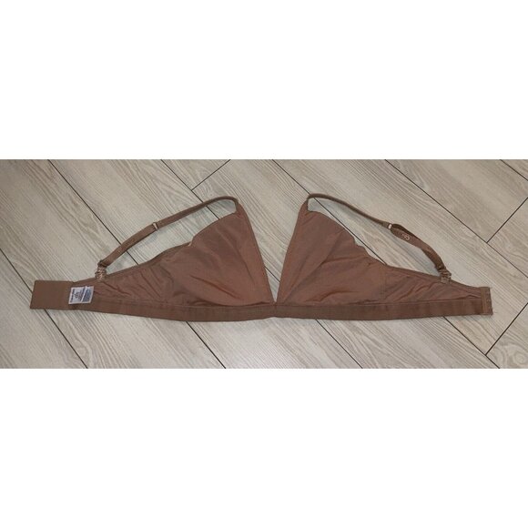 Calvin Klein QF6758 Form to Body Lightly Lined Bra WF Womens L Large Brown - Picture 5 of 7